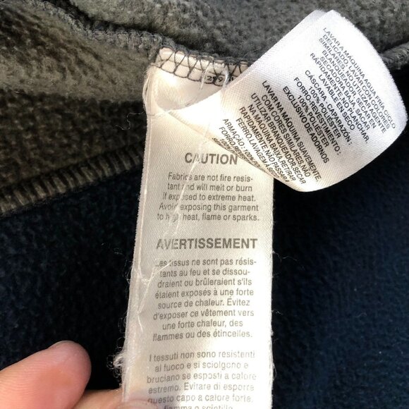 Columbia Men Fleece Jacket XL Full Zip Mock Neck Outdoors Cozy Casual Colorblock - Picture 12 of 16